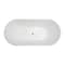 Anzzi Chand 5.58 ft. Freestanding Bathtub in White FT-AZ098 - alternate 5